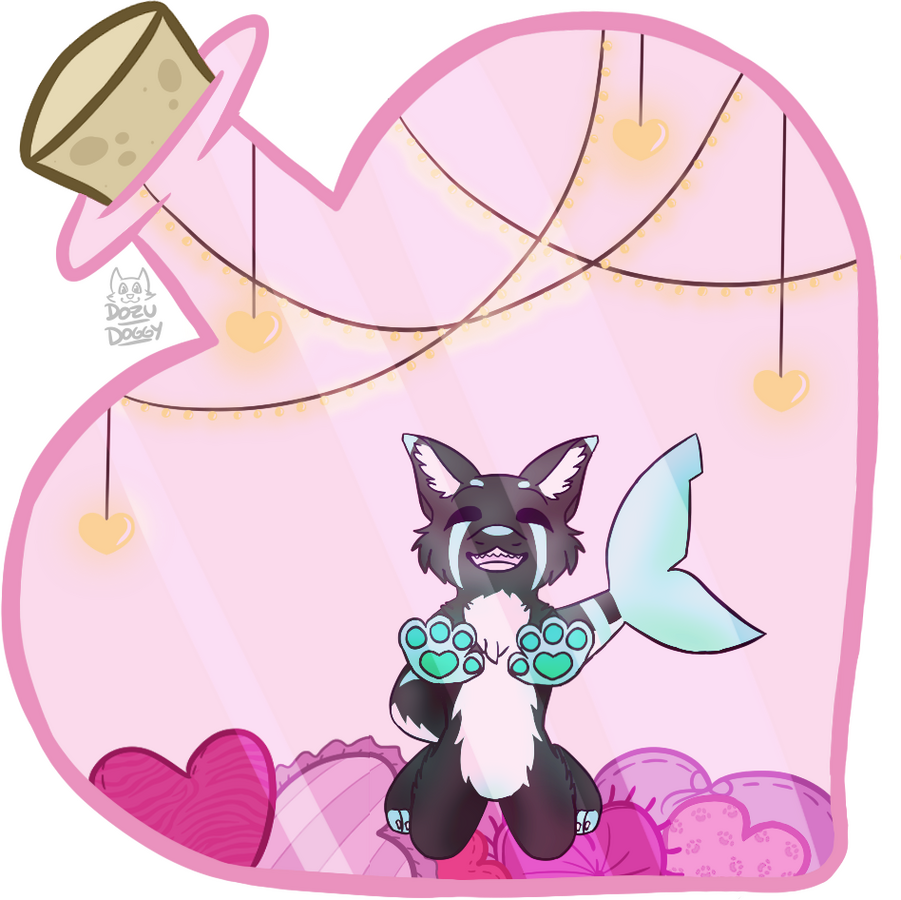 Sona in a bottle heart